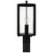 Quoizel Hazel 1-Light Earth Black Outdoor Post Lantern HAZ9009EK - alternate 2